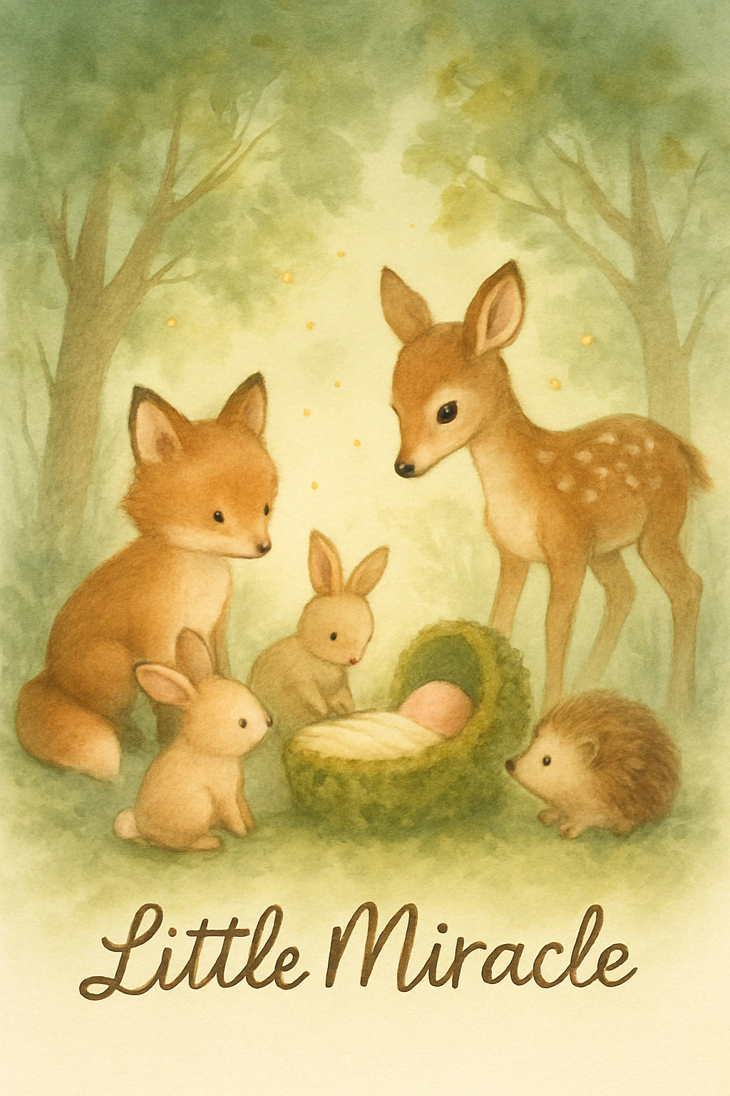 New Baby Personalised Card