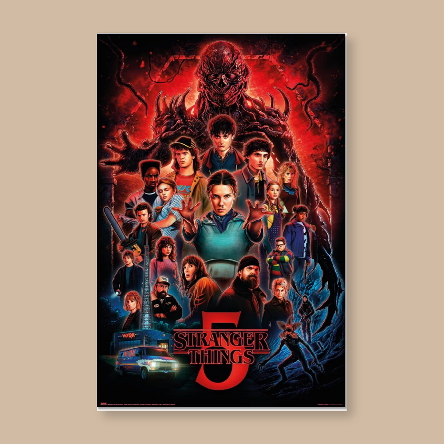 Stranger Things Season 5 36 × 24in Poster