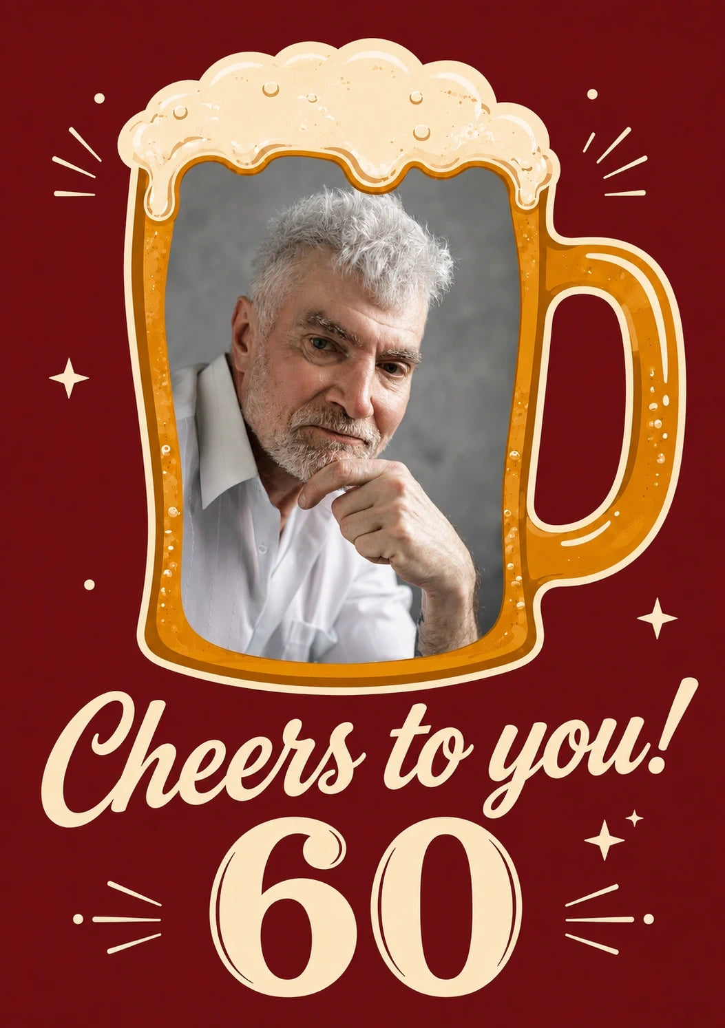 Birthdays - Personalised Card — with punch holes