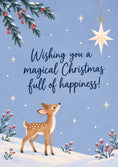 Load image into Gallery viewer, Magical Winter Deer Christmas Card for Niece
