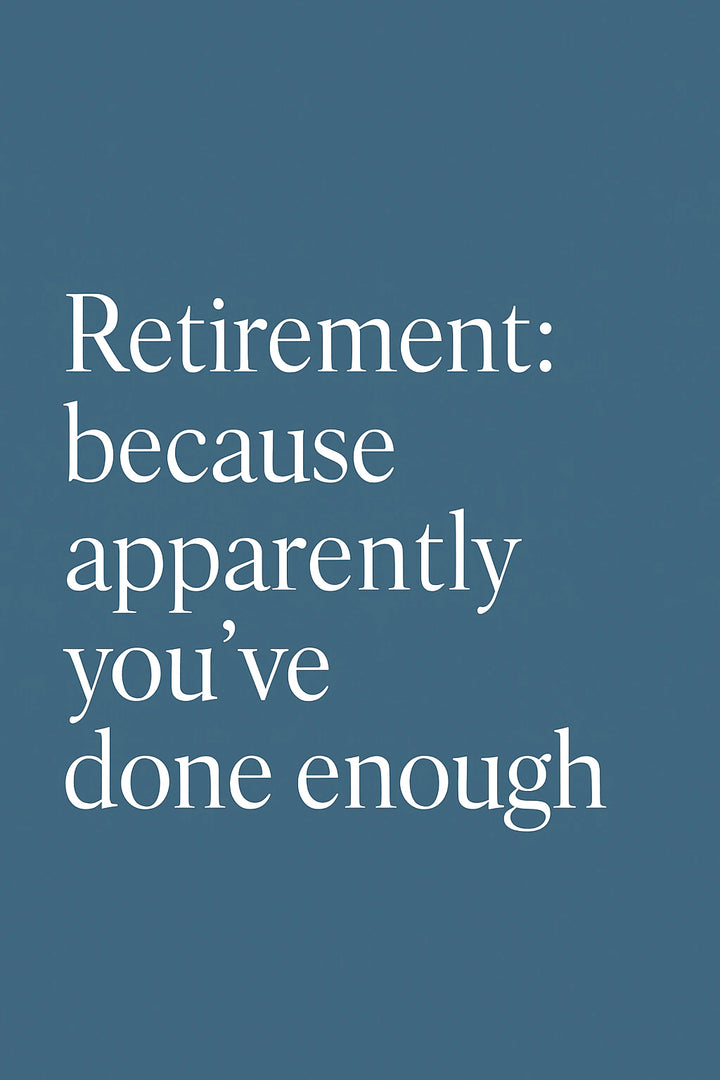 Retirement Personalised Card
