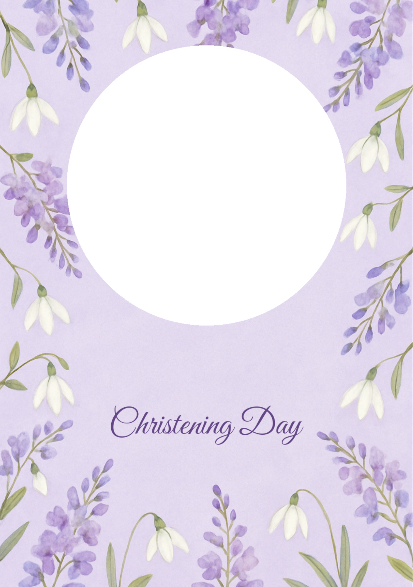Christening - Personalised Card