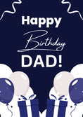 Load image into Gallery viewer, Birthdays - Personalised Card — with punch holes
