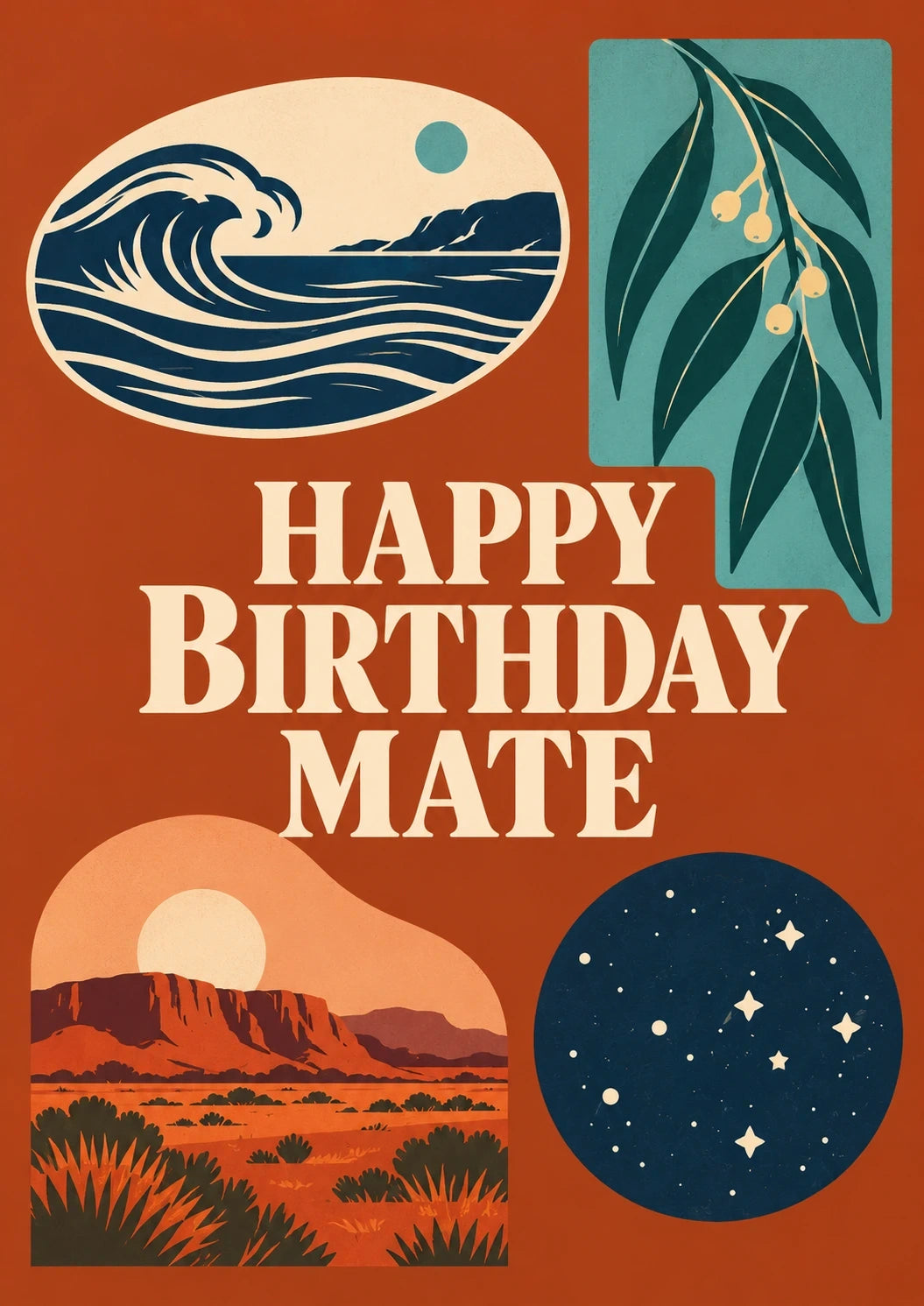 Birthdays - Personalised Card — with punch holes