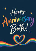 Load image into Gallery viewer, Anniversary - Personalised Card — with punch holes
