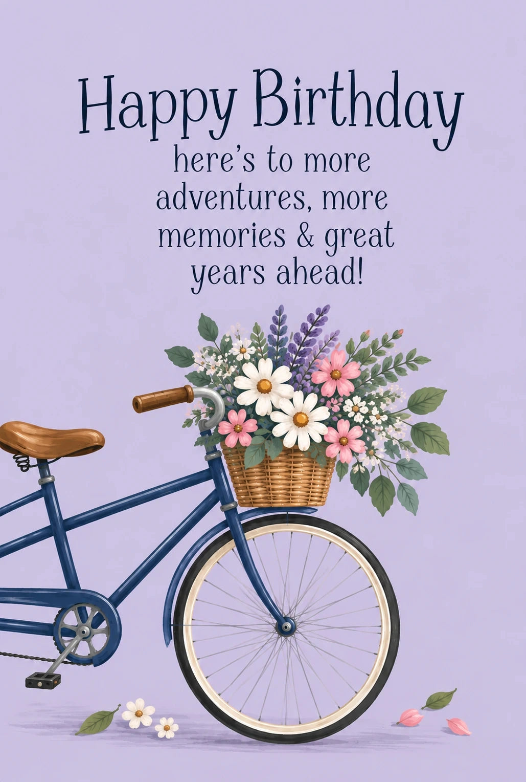 Birthdays - Personalised Card — with punch holes
