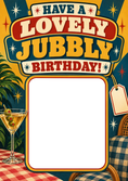 Load image into Gallery viewer, Birthdays - Personalised Card — with punch holes
