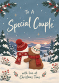 Load image into Gallery viewer, Christmas - Personalised Card — with punch holes
