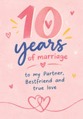 Load image into Gallery viewer, Anniversary - Personalised Card — with punch holes
