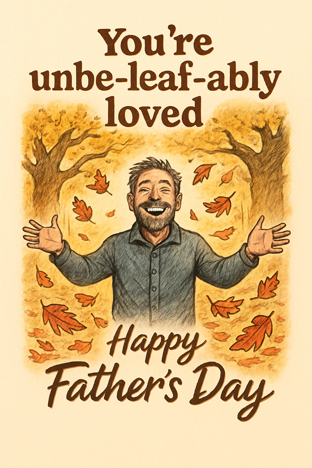 Father's Day - Personalised card
