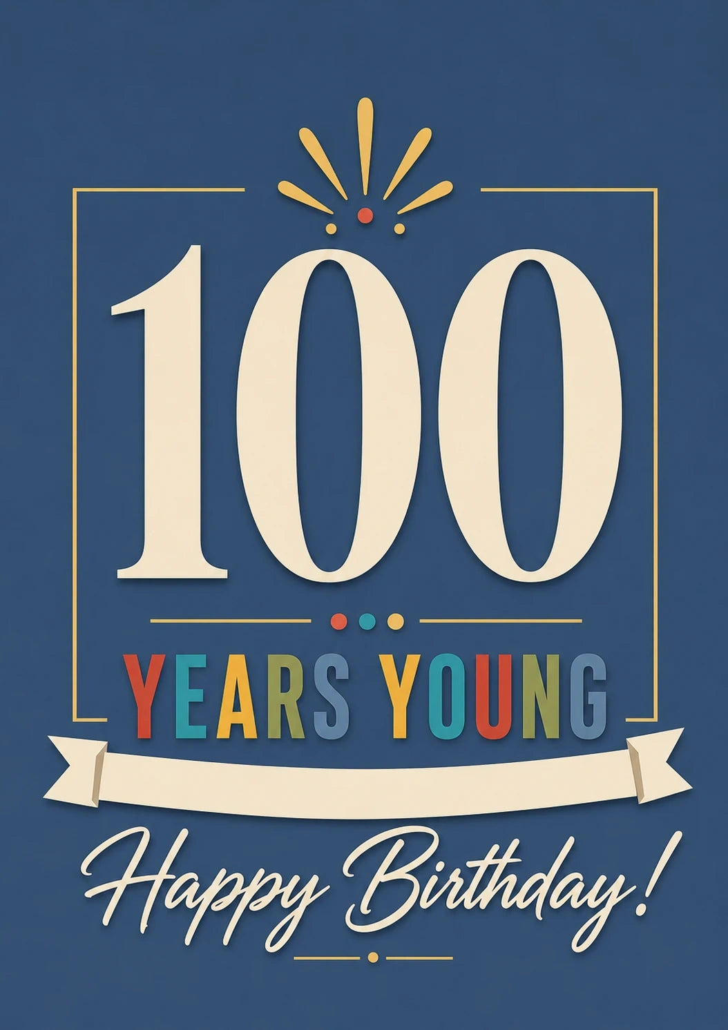 Birthdays - Personalised Card — with punch holes