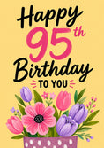 Load image into Gallery viewer, Birthdays - Personalised Card — with punch holes
