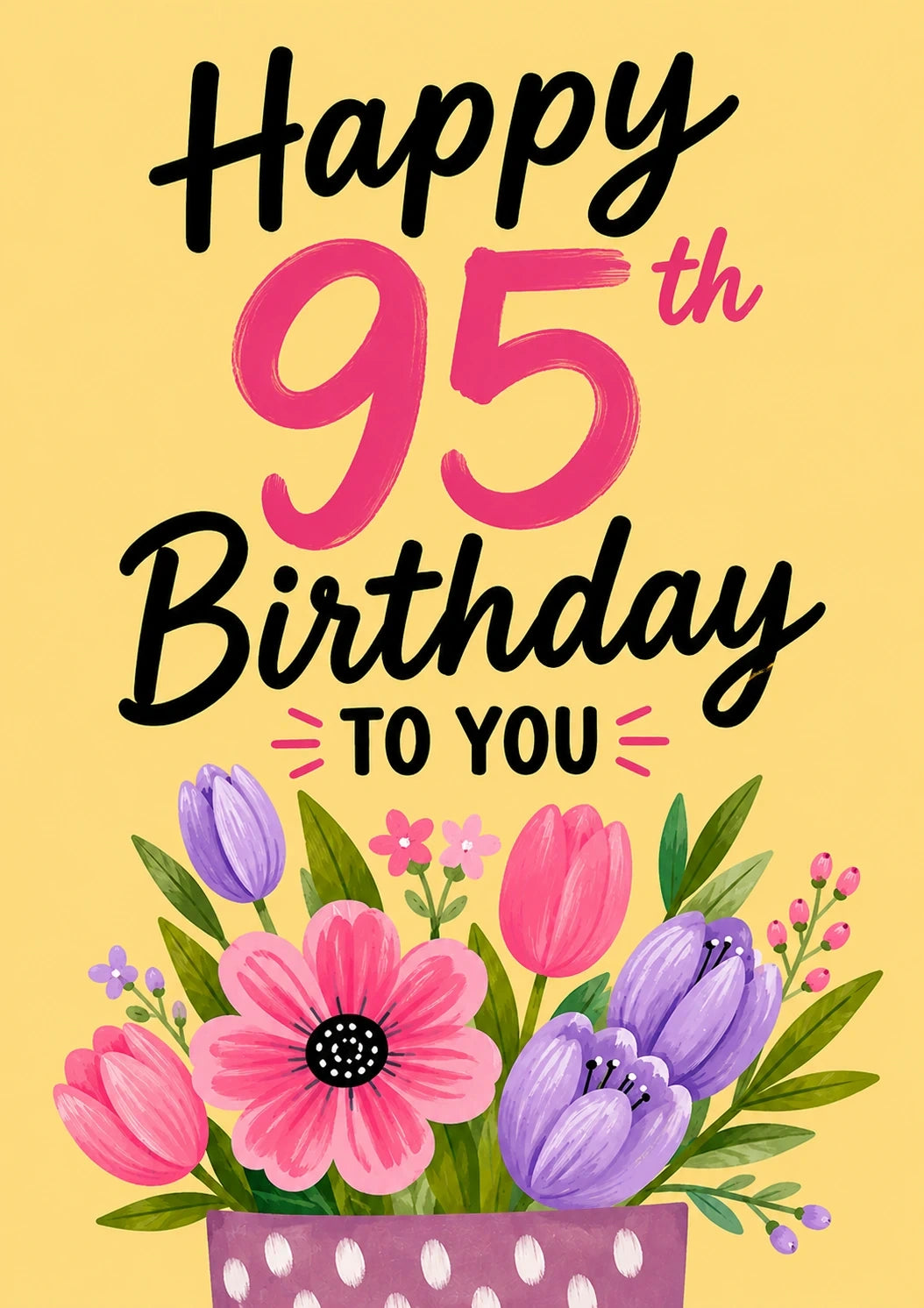 Birthdays - Personalised Card — with punch holes