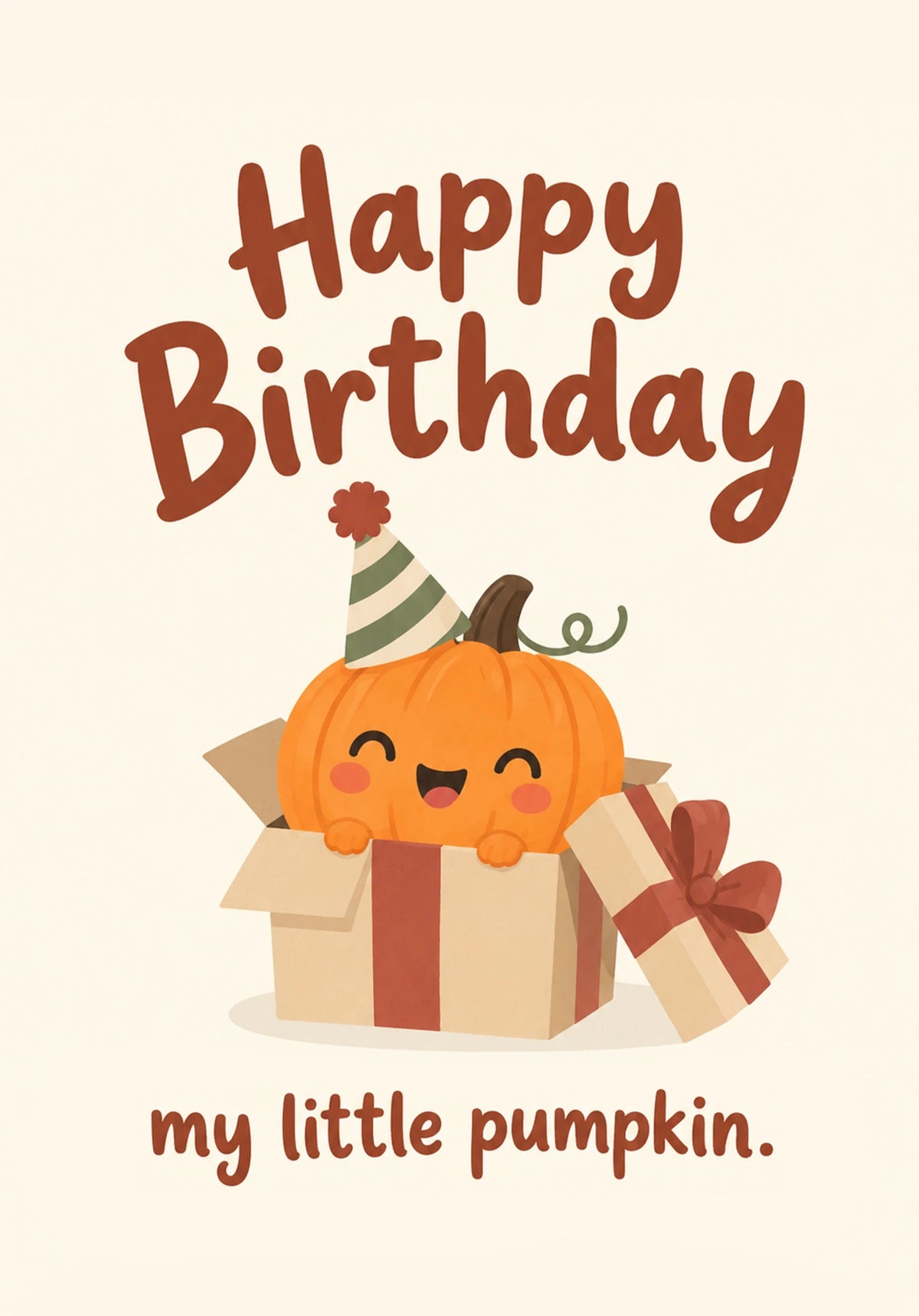 Halloween - Personalised Card — with punch holes