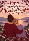 Load image into Gallery viewer, Happy Anniversary to My Wonderful Mums Lesbian Card
