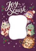 Load image into Gallery viewer, Joy to the Squish Squishmallows Photo Upload Christmas Card
