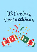 Load image into Gallery viewer, Crackers Bursting Confetti Christmas Card for Niece
