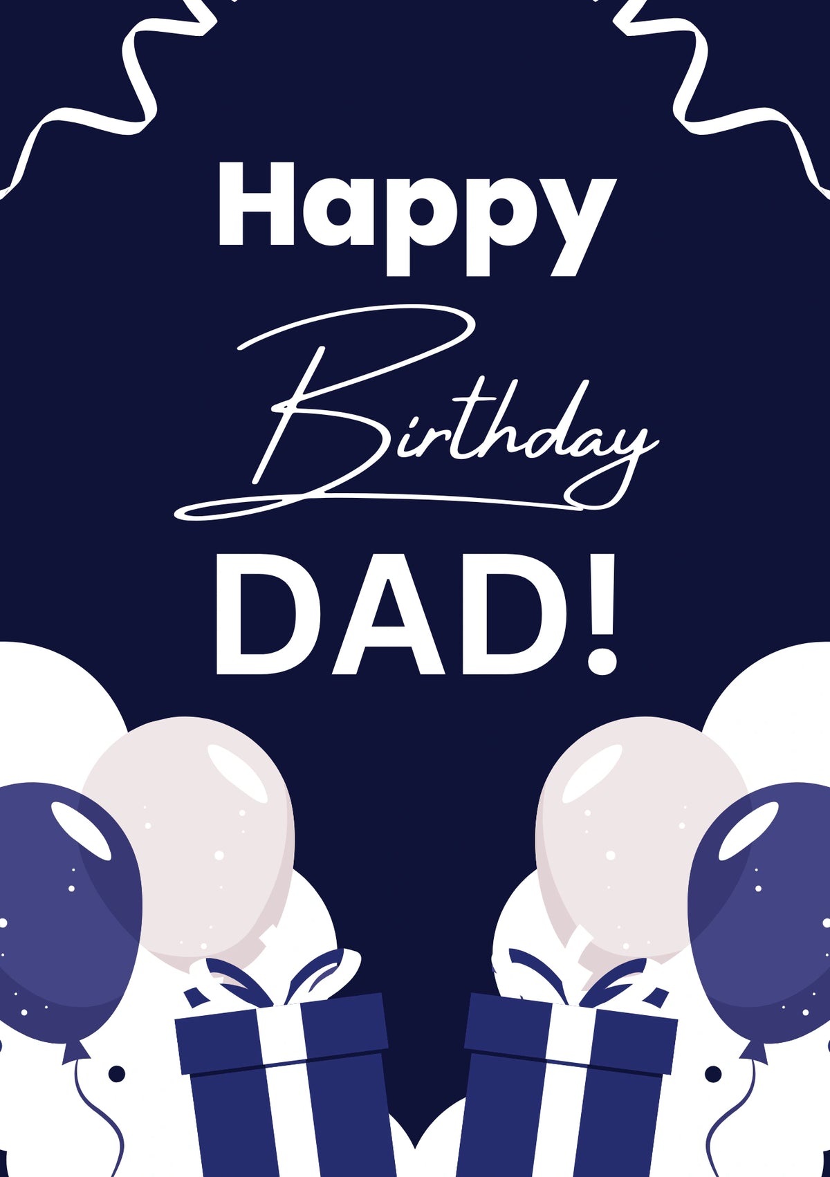 Birthdays - Personalised Card