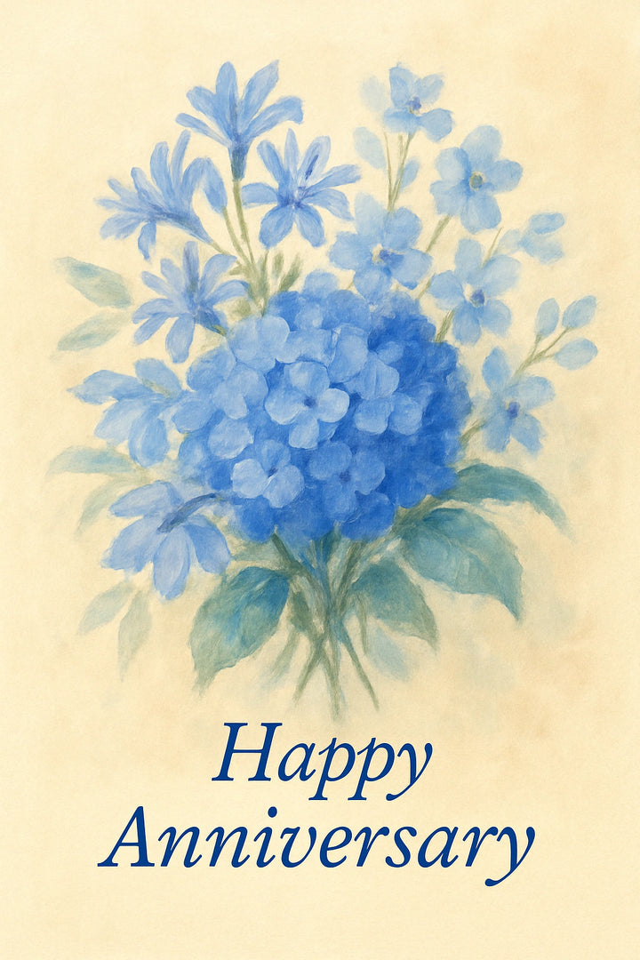 Anniversary Personalised Card