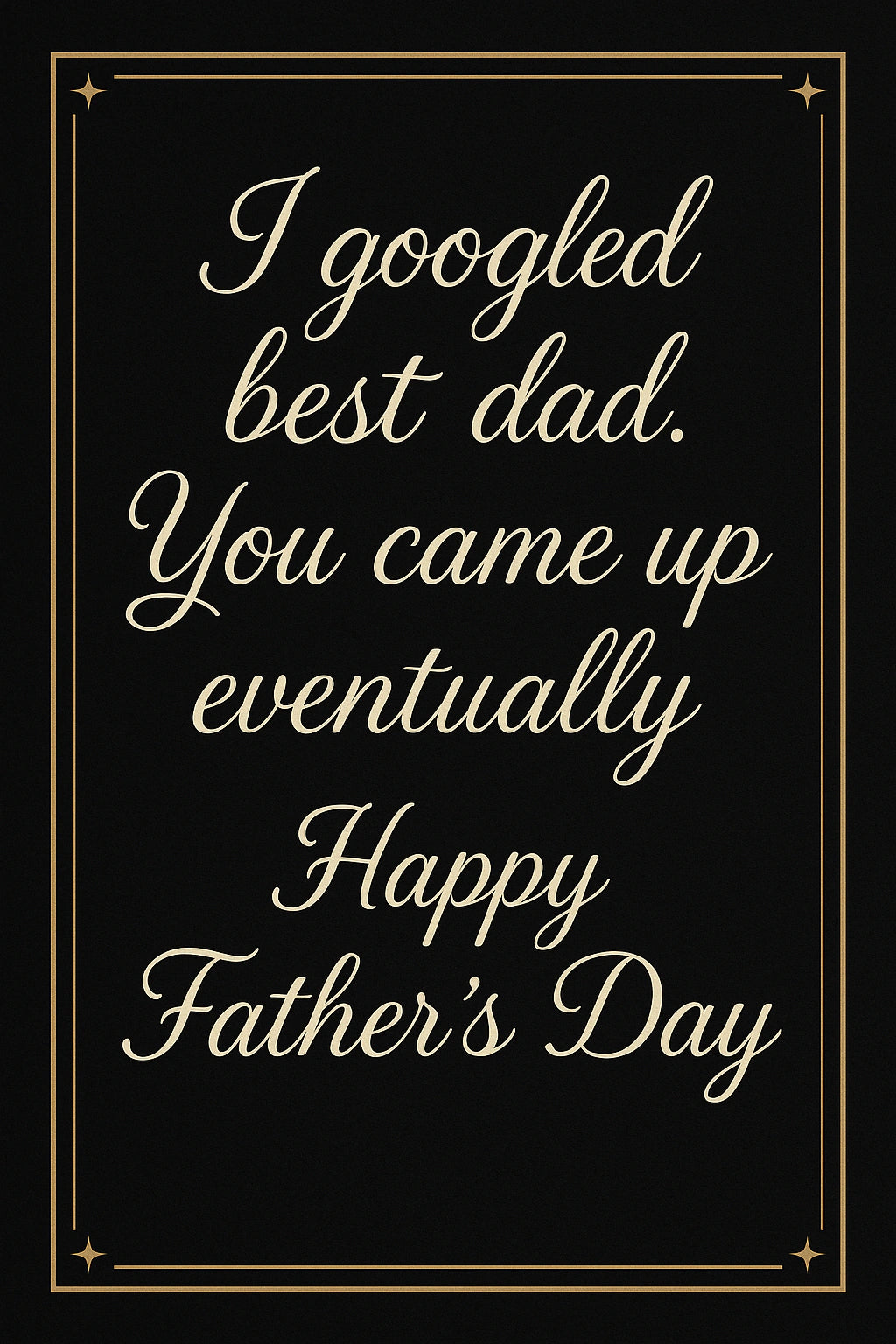 Father's Day - Personalised card