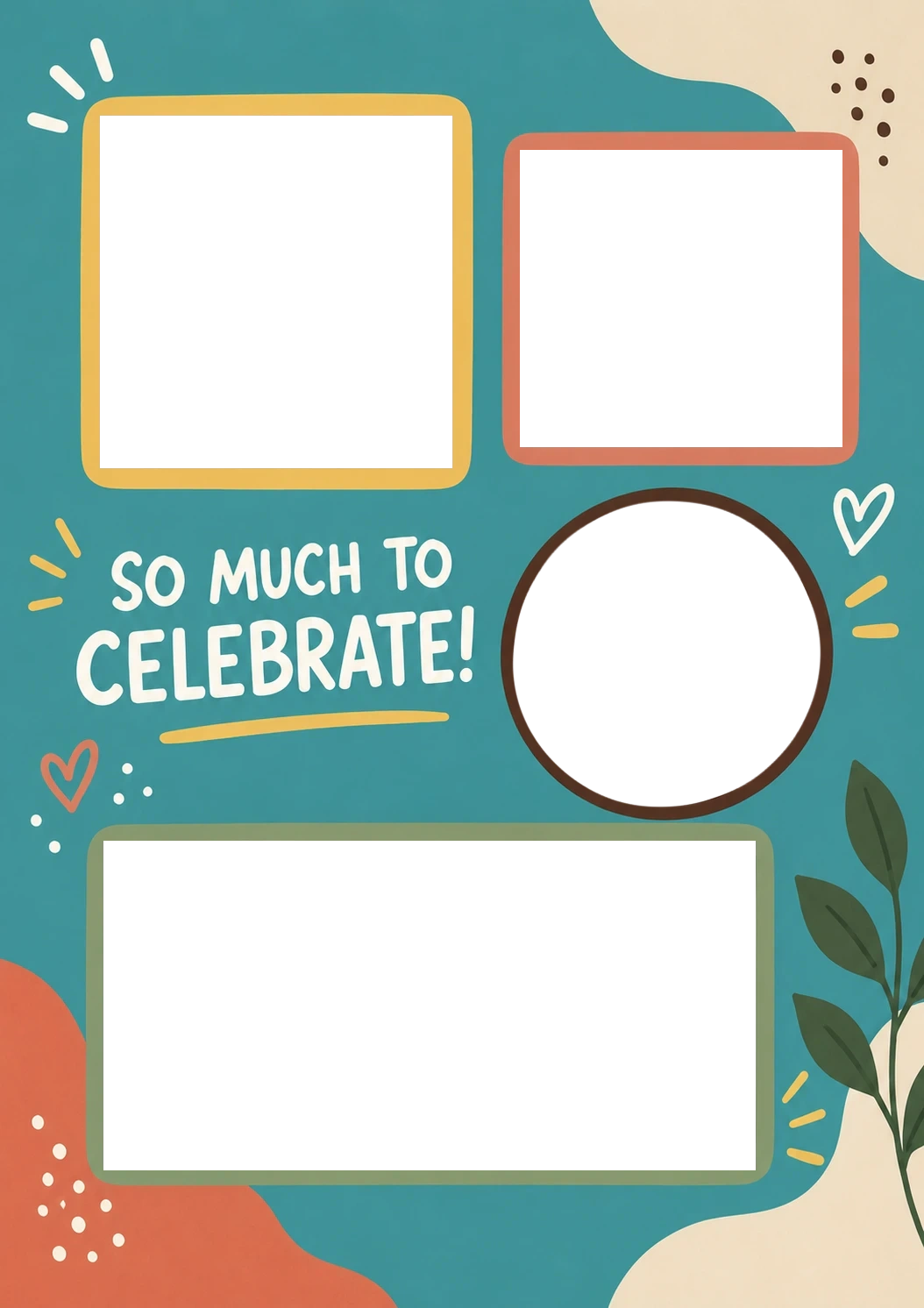 Birthdays - Personalised Card — with punch holes