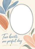 Load image into Gallery viewer, Anniversary - Personalised Card — with punch holes
