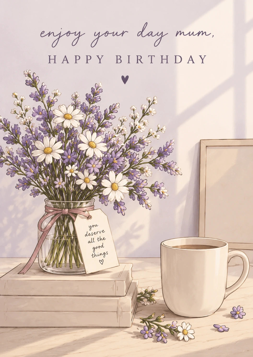 Birthdays - Personalised Card — with punch holes