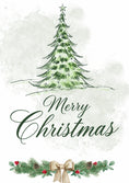 Load image into Gallery viewer, Christmas - Personalised Card — with punch holes
