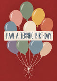 Load image into Gallery viewer, Birthdays - Personalised Card — with punch holes
