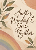 Load image into Gallery viewer, Anniversary - Personalised Card — with punch holes
