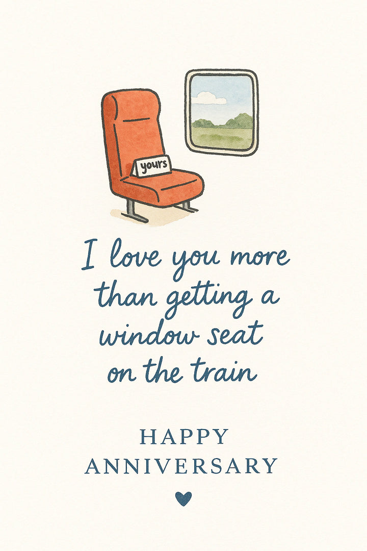 Anniversary Personalised Card