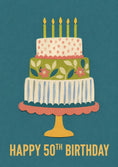 Load image into Gallery viewer, Birthdays - Personalised Card — with punch holes
