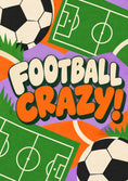 Load image into Gallery viewer, Football Crazy Pitch Birthday Card for Him
