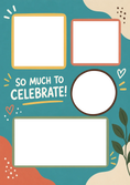 Load image into Gallery viewer, So Much to Celebrate Multi Photo Upload Birthday Card

