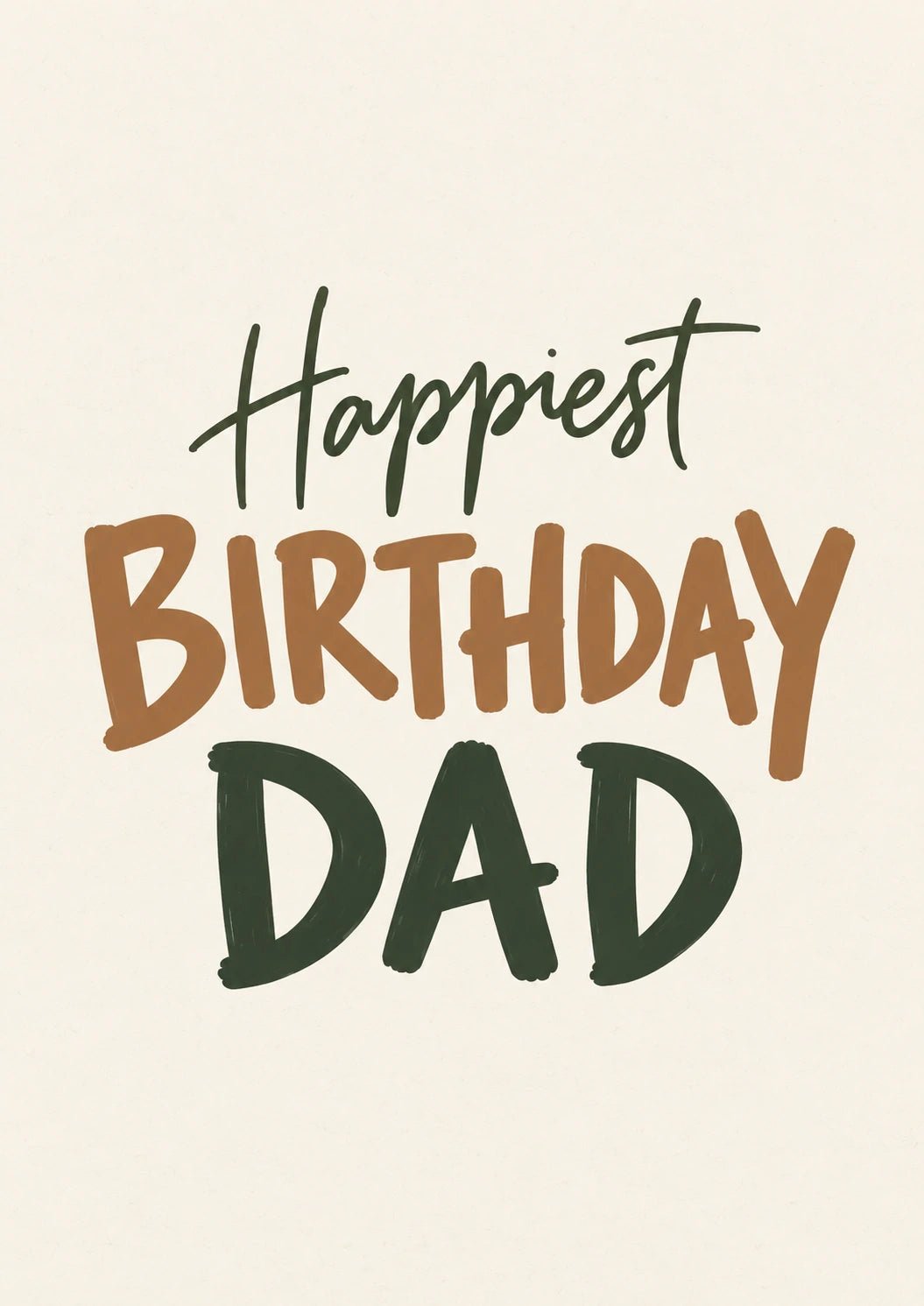 Birthdays - Personalised Card