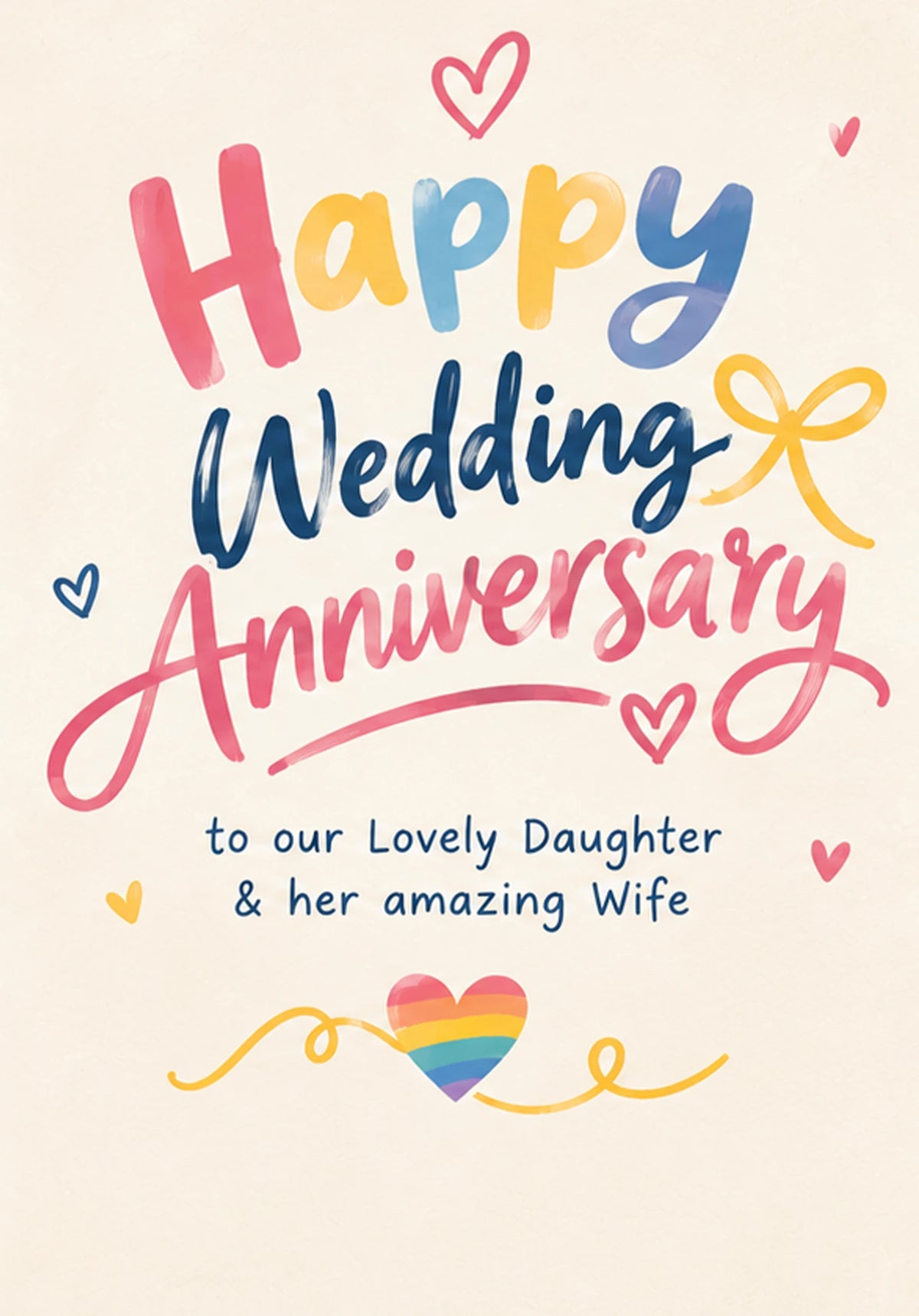 Anniversary - Personalised Card