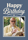 Load image into Gallery viewer, Birthdays - Personalised Card — with punch holes
