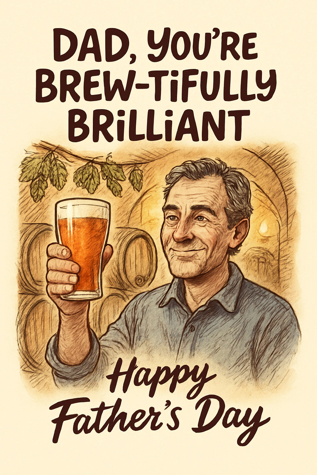 Father's Day - Personalised card
