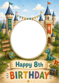 Load image into Gallery viewer, Birthdays - Personalised Card — with punch holes

