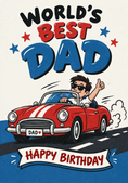Load image into Gallery viewer, Birthdays - Personalised Card — with punch holes
