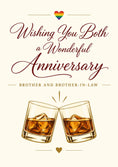Load image into Gallery viewer, Anniversary - Personalised Card — with punch holes
