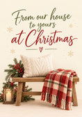 Load image into Gallery viewer, Christmas - Personalised Card — with punch holes
