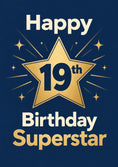 Load image into Gallery viewer, Birthdays - Personalised Card — with punch holes
