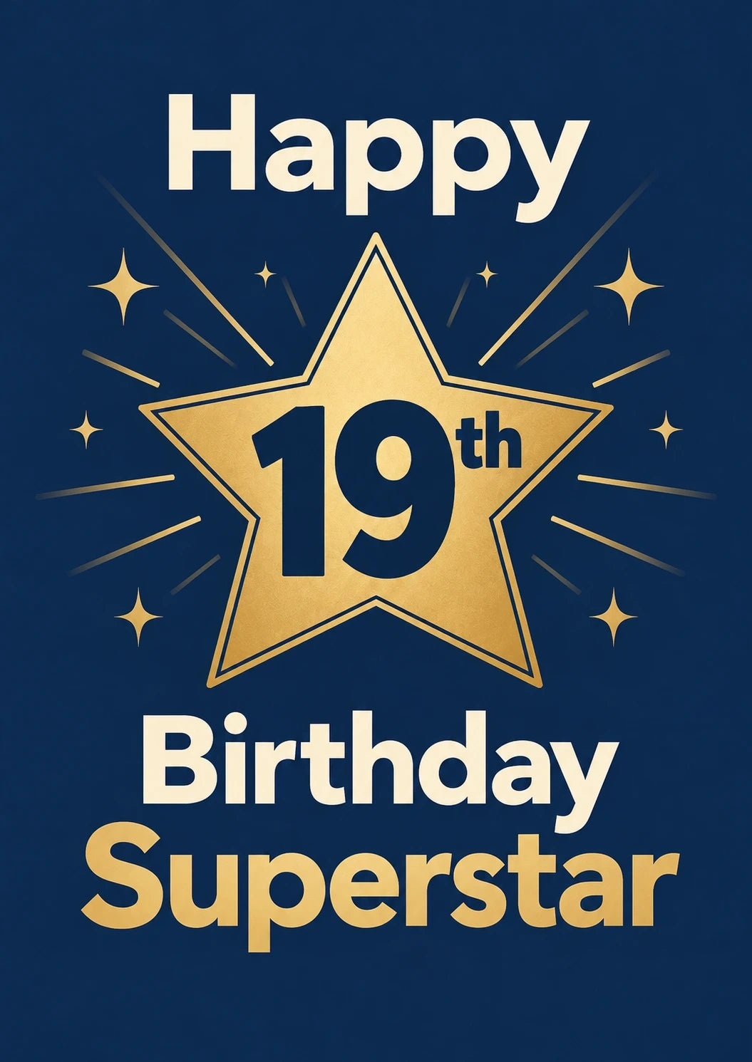 Birthdays - Personalised Card — with punch holes