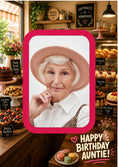 Load image into Gallery viewer, Birthdays - Personalised Card — with punch holes
