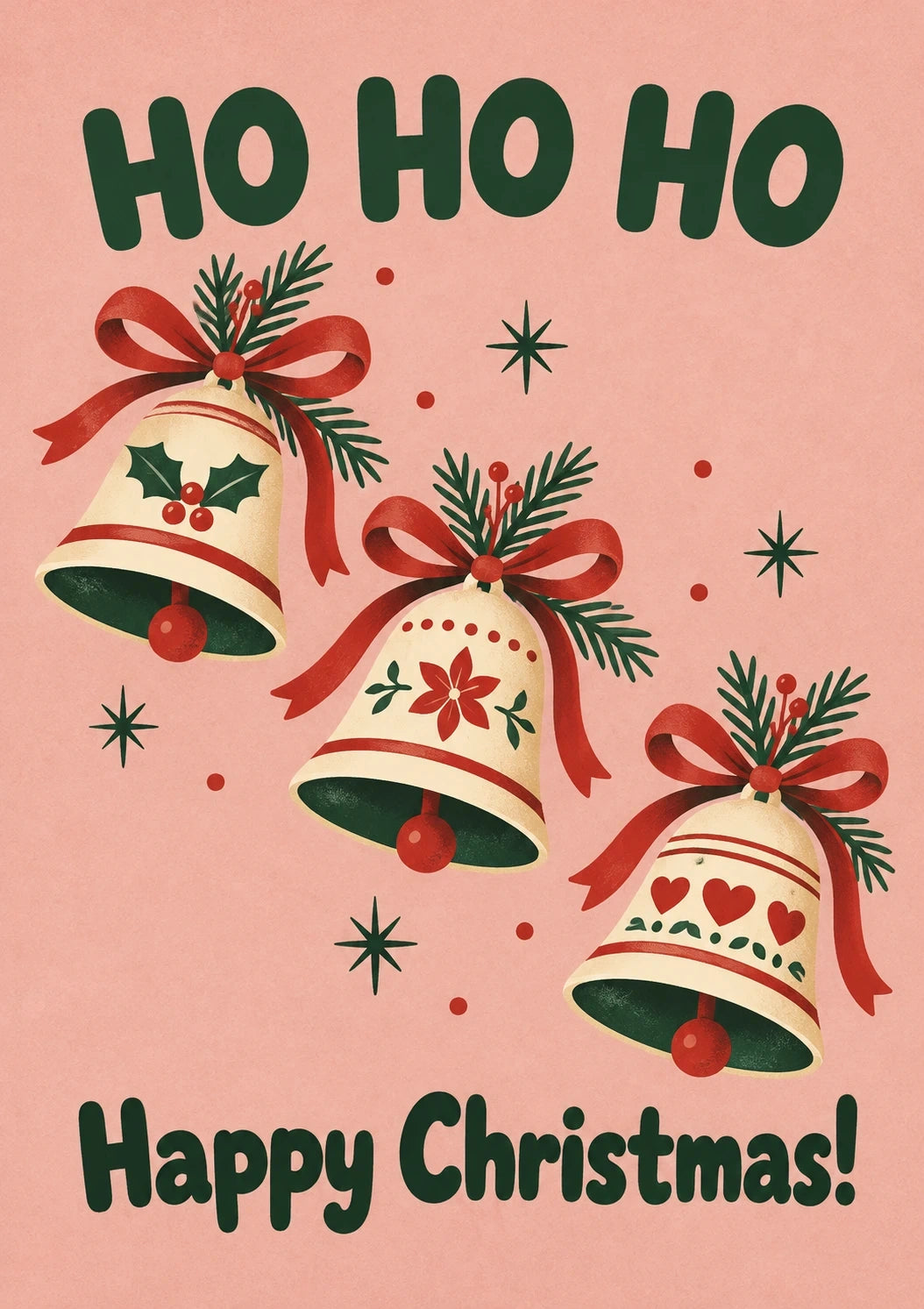 Christmas - Personalised Card — with punch holes