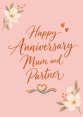 Load image into Gallery viewer, Anniversary - Personalised Card — with punch holes

