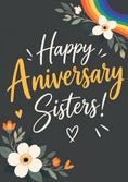 Load image into Gallery viewer, Anniversary - Personalised Card — with punch holes

