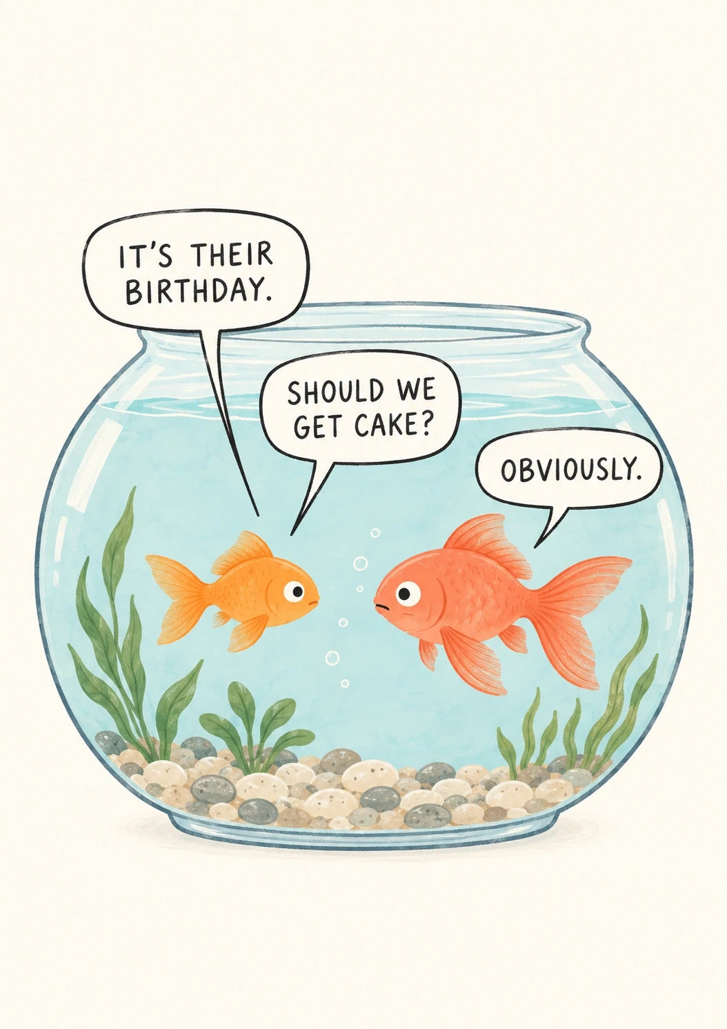 Birthdays - Personalised Card — with punch holes