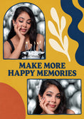 Load image into Gallery viewer, Make More Happy Memories Photo Upload Birthday Card
